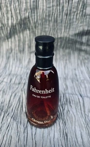 EMPTY 1989 Fahrenheit Christian Dior Eau De Toilette spray bottle 50mL 1.7oz - Picture 1 of 4