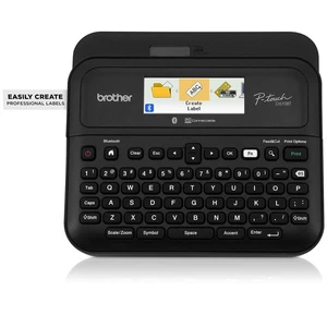 Brother P-touch Fabricante de Etiquetas No Térmicas de Escritorio con Bluetooth Negro (PT-D610BT) - Imagen 1 de 8
