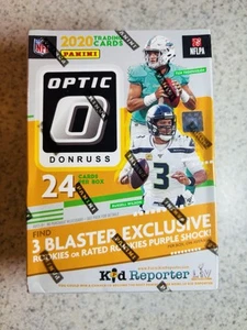 2020 Donruss Optic Football Blaster Box Factory Sealed Burrow Herbert Autos - Picture 1 of 4