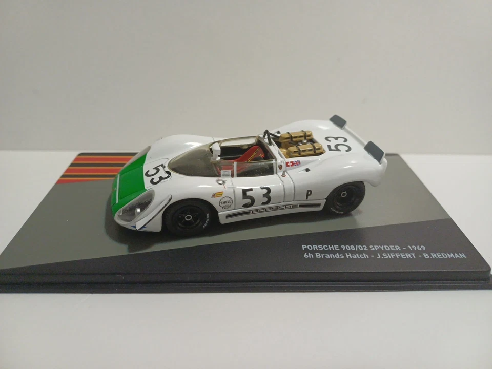 133 1/43 Porsche 908/02 Spyder 24h Le Mans 1969 Centauria Panini Altaya Atlas - Immagine 1 di 4