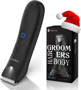 Electric Body Trimmer and Shaver for Men, VIKICON Body Groomer for Groin&Ball W/ - Picture 1 of 12