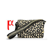 Vera Bradley Cole Mini Shoulder Bag Glossy Gold Leopard VB Designs LE