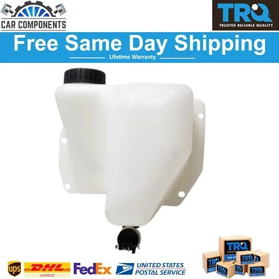 TRQ New Front Windshield Washer Reservoir For 1989-2007 Peterbilt 357 377 375 - Image 1 of 4
