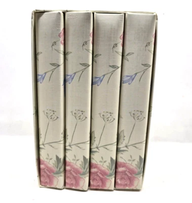 Conjunto de caixa de armazenamento álbum de fotos vintage Amway rosas rosa (suporta fotos de 240/3" x 5") - Imagem 1 de 4