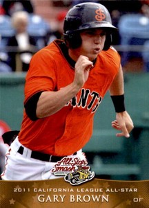 2011 California League All-Stars Grandstand #3 Gary Brown Diamond Bar California