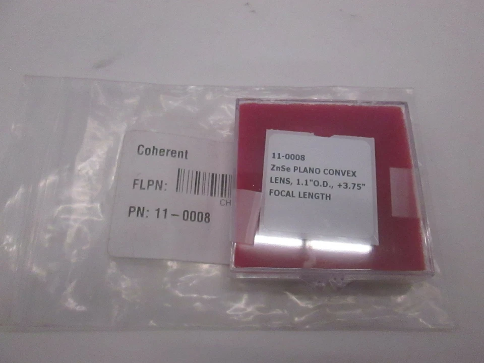 Lente Convexa Coherente, 11-0008, ZnSe Plano, 1/1"O.D., +3,75" Longitud Focal, Nueva Foto 1 de 3