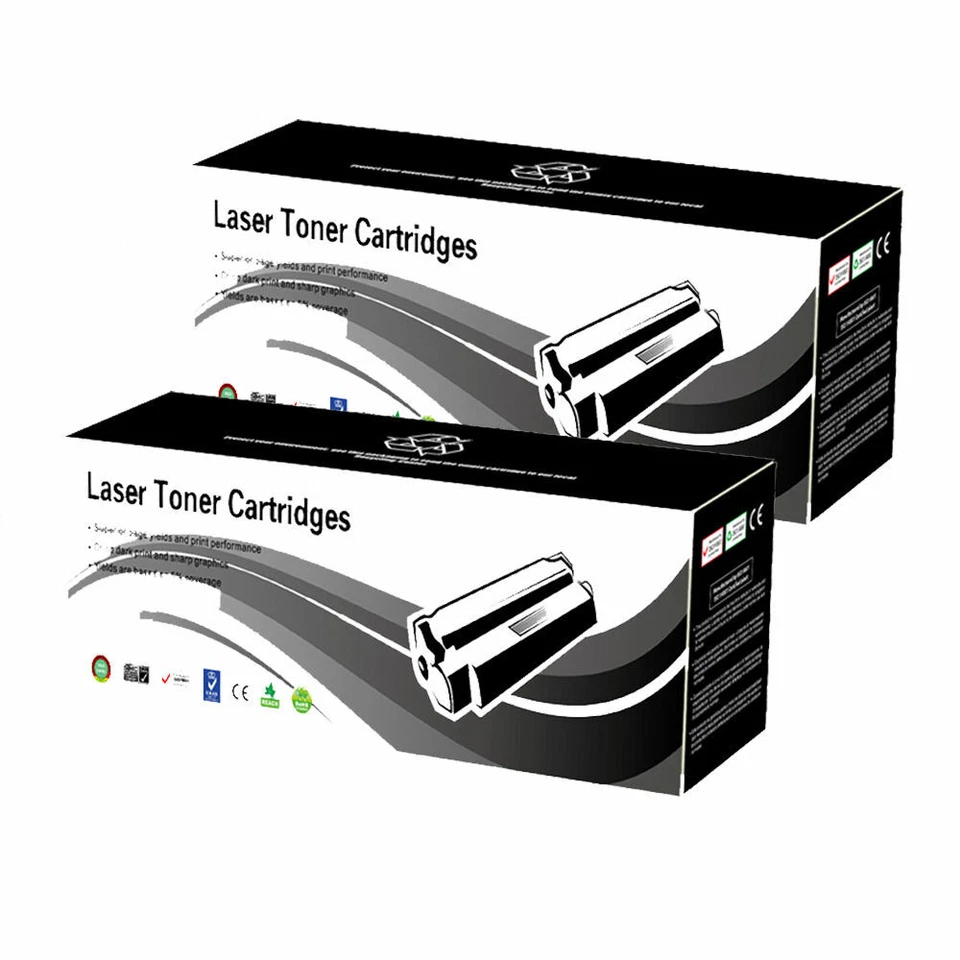 2 x Black Toner Cartridges Non-OEM Alternative For Ricoh C250, C260 - 2000 Pages - Image 1 of 1