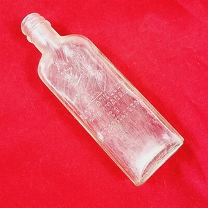 Vintage Embossed Indian Los Angeles CA Pharmacal Co. Glass Bottle Western Cali - Picture 1 of 9