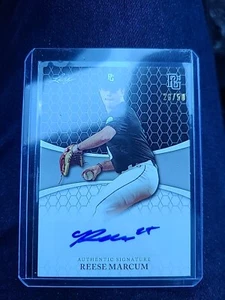 2022 LEAF PERFECT GAME NATIONAL SHOWCASE REESE MARCUM 28/50 AUTO  - Picture 1 of 2