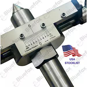 New Lathe Taper Turning Attachment MT3 Shank With Revolving Live Center - Picture 1 of 3