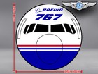 BOEING B767 B 767 FRONT VIEW DECAL / STICKER