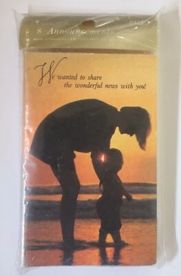 Винтажная запечатанная упаковка. из 8 новых детских объявлений Carlton ретро пляжный закат - Изображение 1 из 4