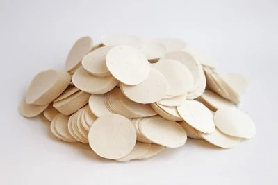 40-49 CAL 1 1/8" ROUND .005" THICK DRY SHOOTING PATCHES / QTY. 1,000 / EMSS4051T - Image 1 of 4