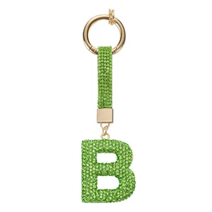 Alphabet B Buchstaben Taschenanhänger Strass InitialAlphabet Buchstaben Anhänger - Bild 1 von 6