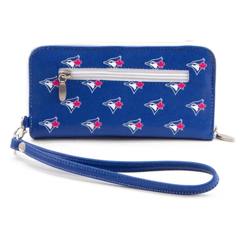 Women's Toronto Blue Jays Zip-Around Wristlet Wallet Cover