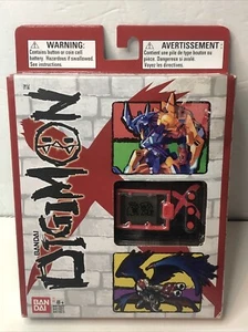 Bandai Digimon X Tamagotchi Digivice Virtual Pet Negro y Rojo 41921 SELLADO NUEVO - Imagen 1 de 16