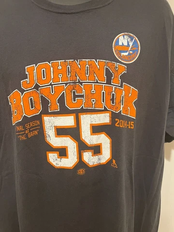 New York Islanders #55 Johnny Boychuk Old Time Hockey T Shirt Mens XL Cover