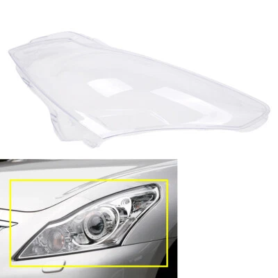 Left Headlight Lens Cover Headlamp Shell For Infiniti G37 G35 G25 Q40 - Image 1 of 4