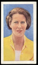 Tobacco Card, R & J Hill, CELEBRITIES OF SPORT, 1939, ME Lumb, Squash, #35