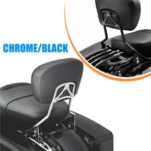 Detachable Passenger Backrest Sissy Bar For Harley-Davidson Touring Glide 09-25 - Picture 1 of 36