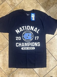 UNC Tarheels NCAA Mens National Champions 2017 Tshirt NWT Mens Size Medium - Picture 1 of 7
