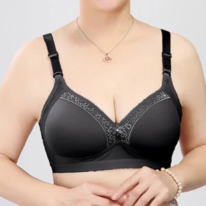 UK Ladies Minimizer Push Up Bra Non wired Full Coverage Firm Support Lingerie BC - Picture 1 of 37