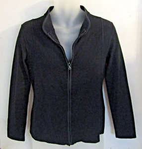 Chaqueta de baño Prada negra de punto de nailon talla mediana - Imagen 1 de 6