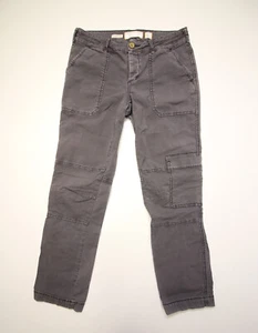 Anthropologie Hei Hei Pants Womens 26 Gray The Wanderer Comfort Cargo - Picture 1 of 11