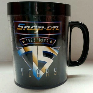 Snap-On Tools Mug 75 Years Thermo Serv Plastic Insulated Advertising - Picture 1 of 5