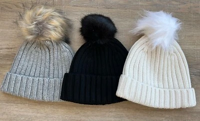 J. Gorro Allen Yarn Pom Crew para mujer Foto 1 de 4