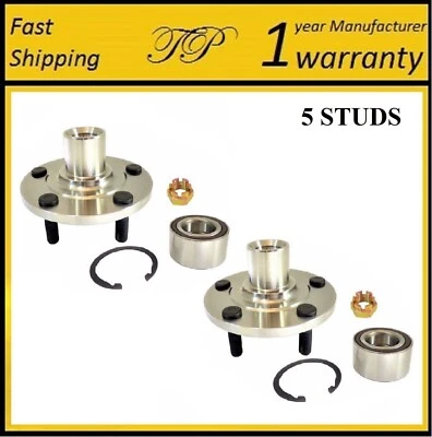 Front Wheel Hub & Bearing Kit For 2008-2017 MITSUBISHI LANCER FWD PAIR - Image 1 of 3