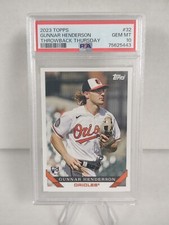 2023 Throwback Thursday #TBT (1993) Online Exclusive GUNNAR HENDERSON RC  PSA 10