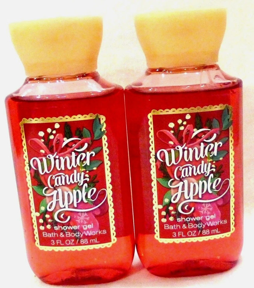 2 Winter Candy Apple Shower Gel Bath & Body Works 3 Oz - Image 1 of 1