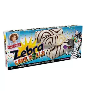 Little Debbie Zebra Cake Rolls Snack Cakes Individually Wrapped, 1 Box FAST SHIP - Picture 1 of 5