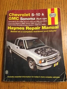 Chevy S-10 Truck Pick-up 1994-2004 Shop Service Repair Manual Wiring Diagrams AC - Picture 1 of 6