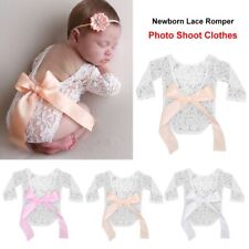 Clothes Baby Clothing Lace Romper Newborn Photography Props Bodysuit Big Bow