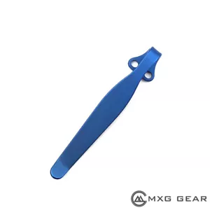 (blau) Titan tiefer Tragetaschenclip für Spyderco Paramilitary 2 Endura 4 - Bild 1 von 4