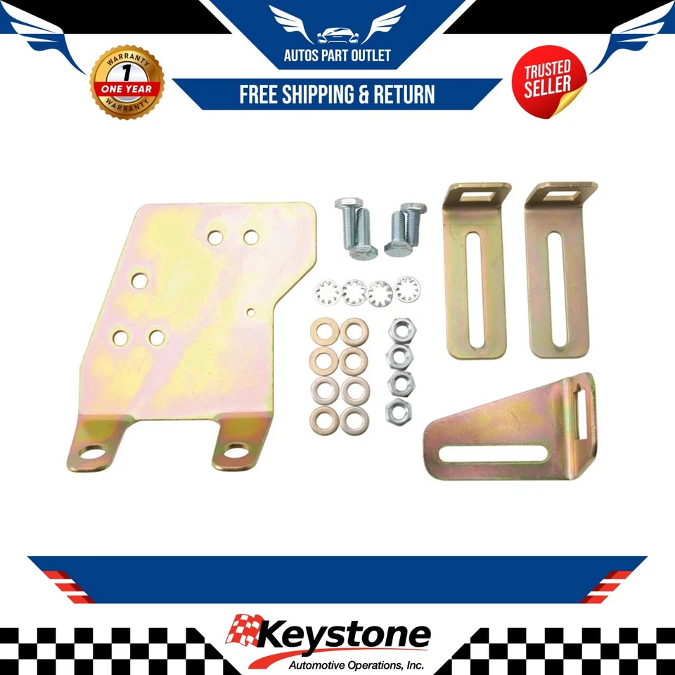 New Throttle Cable Bracket 8036; Throttle/Trans/Cruise Gold For SBC E118036 - Image 1 of 1