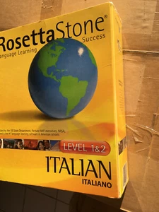 Rosetta Stone Italian Level 1- 2 - Picture 1 of 4