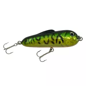 TIGER STRIPES • BASS PRO SHOPS XPS TOPKNOCKER SHOESTRING FISHING LURE • FISHER - Picture 1 of 5