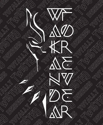 Calcomanía de vinilo Wakanda Forever Black Panther pegatina coche camión Marvel cómic MCU Foto 1 de 3