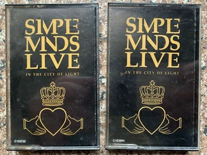 SIMPLE MINDS LIVE IN THE CITY OF LIGHT Volume 1 & 2 - - - (2 Cassette Tapes) - Picture 1 of 5