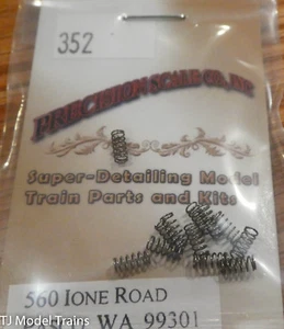 Precision Scale O #352 Springs, .085" dia. x .220" long, trucks and draft gear - Picture 1 of 1