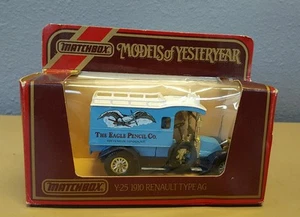 Streichholzschachtel Modelle von gestern Y-25 1910 Renault Typ AG Adlerbleistift Co. LKW - Bild 1 von 6