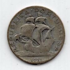 1933 Portugal 2.50 Escudos Silver Coin