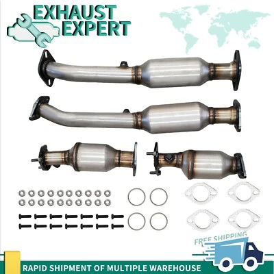4x Catalytic Converter set for 2012-2017 Nissan NV1500/NV2500/NV3500 4.0L EPA - Image 1 of 4
