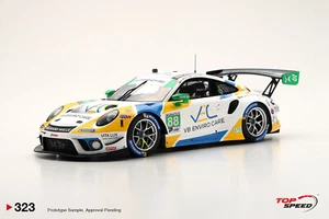 TOP SPEED 1/18 PORSCHE 911 GT3.R N.88 2021 IMSA DAYTONA 24 ORE TS0323 - Foto 1 di 6