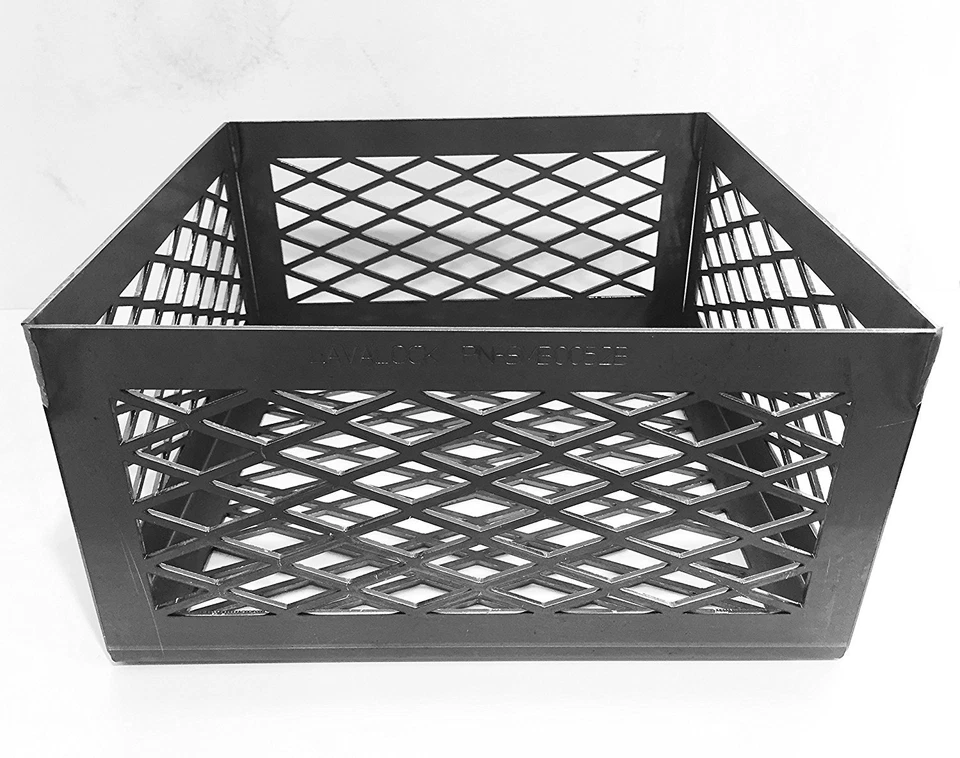 LavaLock® New Braunsfel Bandera 12x12x6 BBQ smoker Charcoal fire box basket