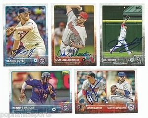 BLAINE BOYER Signed/Autographed 2015 TOPPS UPT CARD Minnesota Twins #US345 w/COA