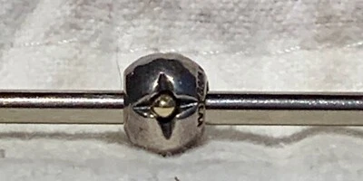 Maravilloso Dije Trollbeads Oro 18k y Plata Tres Estrellas Cuentas *Se Vende Por Separado* Foto 1 de 4